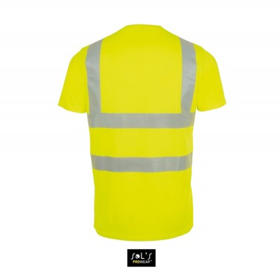 Εργατικό T-Shirt Με Ανακλαστικές Λωρίδες SOL'S MERCURE PRO NΕΤΟ - 01721