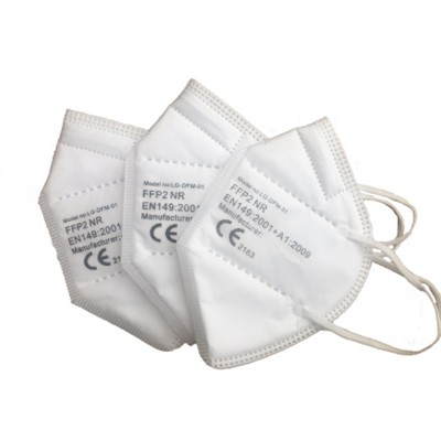 500 Τεμάχια Αναδιπλούμενες Μάσκες Υψηλής Προστασίας Αναπνοής FFP2 NR