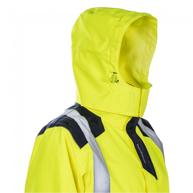 Ripstop φωσφορούχο αδιάβροχο μπουφάν εργασίας Parka SANGAKU 5SAN16 Coverguard Κίτρινο