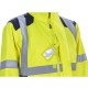 Ripstop φωσφορούχο αδιάβροχο μπουφάν εργασίας Parka SANGAKU 5SAN16 Coverguard Κίτρινο