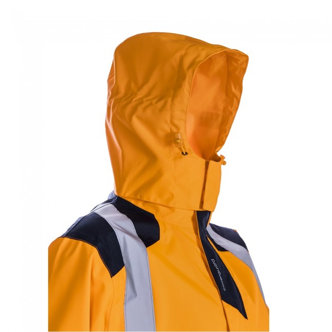 Ripstop φωσφορούχο αδιάβροχο μπουφάν εργασίας Parka SANGAKU 5SAN17 Coverguard Πορτοκαλί