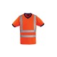 Φωσφορούχα κοντομάνικη μπλούζα 7YAV Coverguard Πορτοκαλί