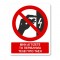 Πινακίδα Απαγόρευσης με Τίτλο - Μην Αγγίζετε το Περίβλημα A09-T