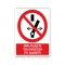 Πινακίδα Απαγόρευσης με Τίτλο - Μην Αλλάζετε τον Διακόπτη A18-T