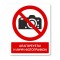 Πινακίδα Απαγόρευσης με Τίτλο - Απαγορεύεται η Λήψη Φωτογραφιών A24-T