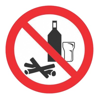 Σήμα Ασφαλείας: Απαγορεύονται Στο Χώρο Παραγωγής Ξύλινα Και Γυάλινα Αντικείμενα A35