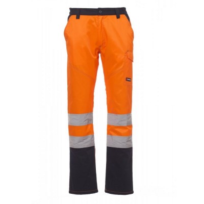 Φωσφορούχο ανακλαστικό χειμερινό παντελόνι εργασίας CHARTER POLAR Payper Πορτοκαλί-μπλε