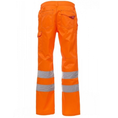 Φωσφορούχο ανακλαστικό παντελόνι εργασίας CHARTER Payper Πορτοκαλί