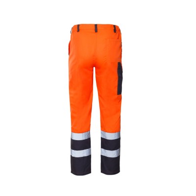 Καλοκαιρινό φωσφορούχο παντελόνι εργασίας COLLINS SUMMER HV Stenso Πορτοκαλί