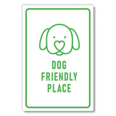 Πινακίδα Σκύλου - Dog Friendly DG23
