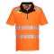Φωσφορούχα κοντομάνικη μπλούζα πόλο DX412 Portwest Πορτοκαλί