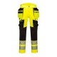 Φωσφορούχο παντελόνι Stretch ανακλαστικό με αποσπώμενες τσέπες Holster DX442 Portwest Κίτρινο