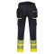 Ανακλαστικό παντελόνι Stretch DX445 Portwest Μαύρο/Κίτρινο 