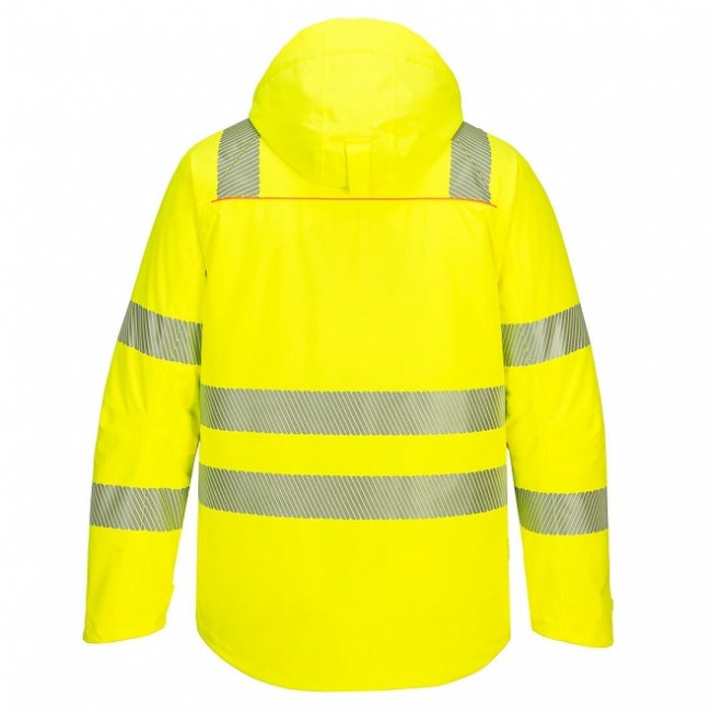 Χειμερινό αδιάβροχο ανακλαστικό Insulated Stretch μπουφάν DX461 Portwest Κίτρινο