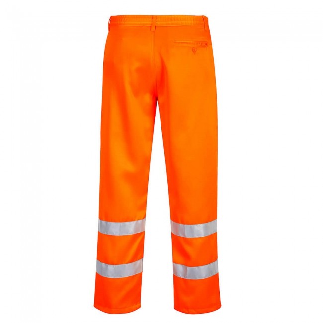 Φωσφορούχο παντελόνι εργασίας E041 Portwest Πορτοκαλί