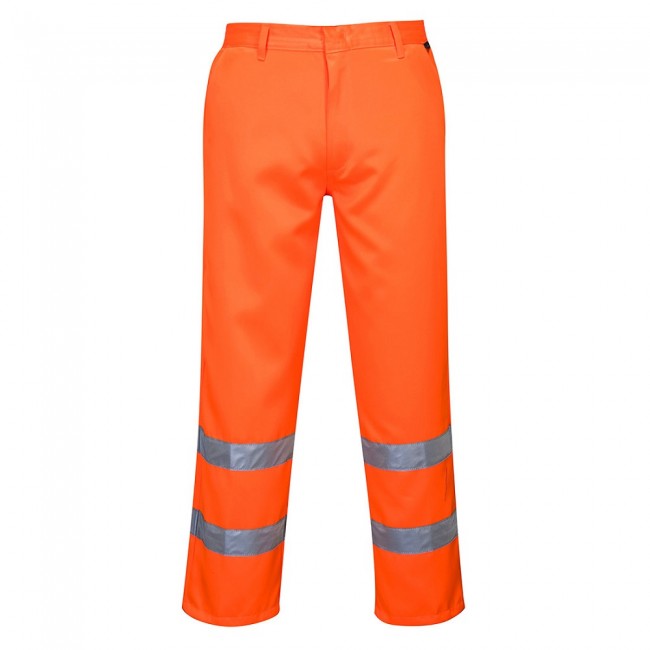 Φωσφορούχο παντελόνι εργασίας E041 Portwest Πορτοκαλί