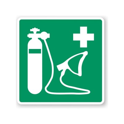Σήμα Ασφαλείας: Αναπνευστικό Ιατρικό Οξυγόνο E42