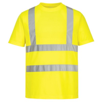 Φωσφορούχα κοντομάνικη μπλούζα EC12 Portwest Κίτρινη