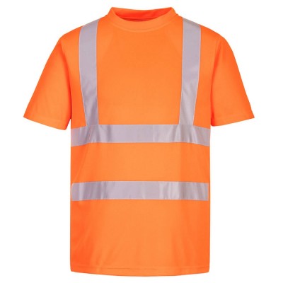Φωσφορούχα κοντομάνικη μπλούζα EC12 Portwest Πορτοκαλί
