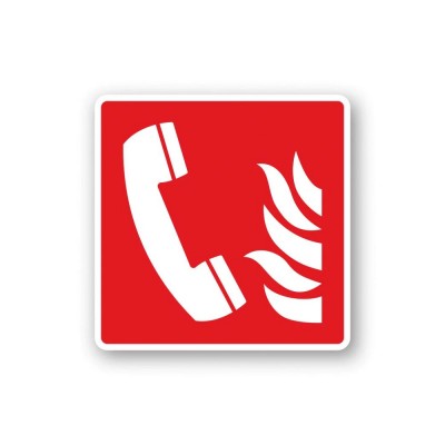 Σήμα Ασφαλείας: Τηλέφωνο Καταπολέμησης Πυρκαγιών - F01
