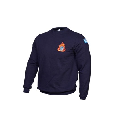 Πυροσβεστική μακρυμάνικη μπλούζα φούτερ με κέντημα FFB1 Pegasos Safety