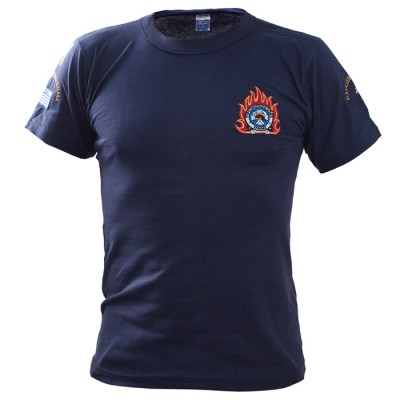 T-Shirt Πυροσβεστικής Με Κέντημα FIRE02 Pegasos Safety