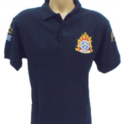 Μπλουζάκι Polo Πυροσβεστικής Με Κέντημα FIRE03 Pegasos Safety
