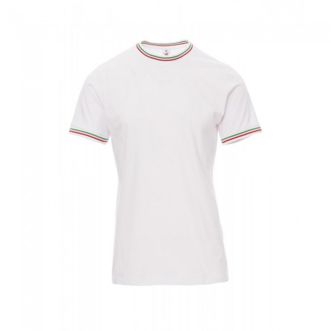 Κοντομάνικη μπλούζα T-Shirt FLAG Payper Λευκό-Ιταλία