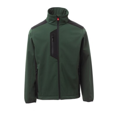 Αντιανεμικό αδιάβροχο μπουφάν εργασίας Softshell GALWAY Payper Πράσινο