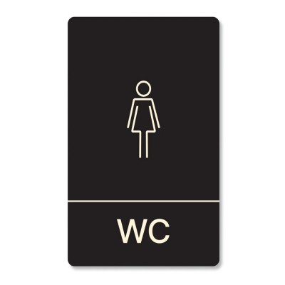 Πινακίδα Ξενοδοχείου: WC Γυναικών HTA26