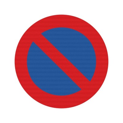 Πινακίδα Απαγορεύεται Η Στάση Ρ40 - K09