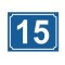 Πινακίδα Αλουμινίου Αριθμού Οδού - K15