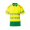 Φωσφορούχα κοντομάνικη μπλούζα Polo LANE Payper Κίτρινο-πράσινο