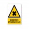 Πινακίδα Προειδοποίησης με Τίτλο - Βλαβερές ή Ερεθιστικές Ύλες P18-T