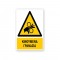 Πινακίδα Προειδοποίησης με Τίτλο - Κινούμενα Γρανάζια P21-T