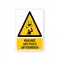 Πινακίδα Προειδοποίησης με Τίτλο - Κίνδυνος από Πτώση Αντικειμένων P28-T
