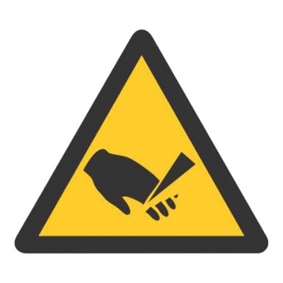Σήμα Ασφαλείας: Κίνδυνος Κοπής Δακτύλων P30