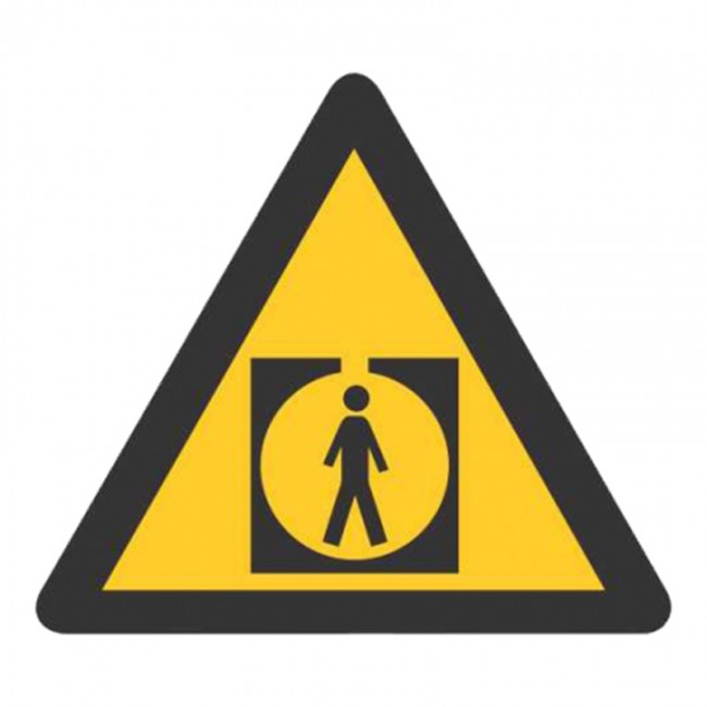 Σήμα Ασφαλείας: Προσοχή Περιορισμένος Χώρος P38