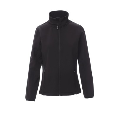 Γυναικείο μπουφάν εργονομικό εργασίας Softshell PERTH LADY Payper Μαύρο