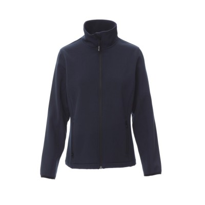 Γυναικείο μπουφάν εργονομικό εργασίας Softshell PERTH LADY Payper Navy