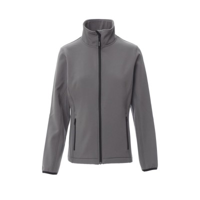 Γυναικείο μπουφάν εργονομικό εργασίας Softshell PERTH LADY Payper Γκρι