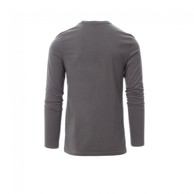 Μακρυμάνικη βαμβακερή μπλούζα PINETA Payper Σκούρο γκρι