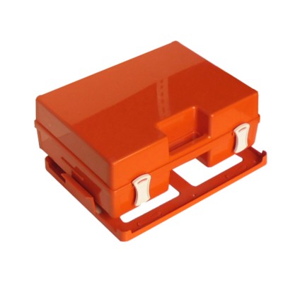 Κουτί Α’ Βοηθειών Πορτοκαλί Deluxe Με Επιτοίχεια Βάση PhGK (39x28x14cm)