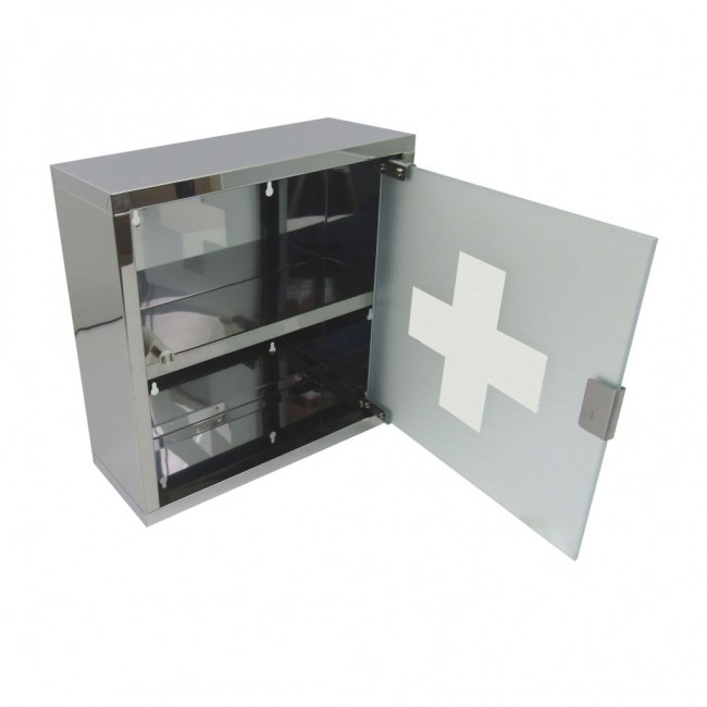 Μεταλλικό Κουτί Α’ Βοηθειών Επιτοίχειο PhMB1 (30x30x12cm)