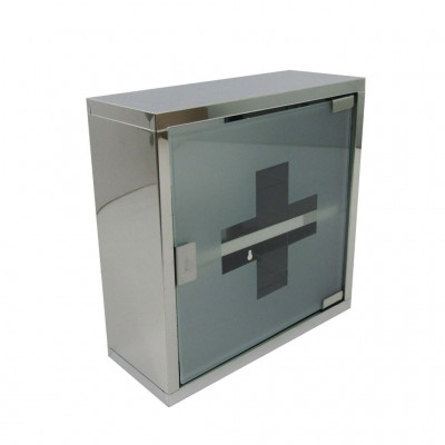 Μεταλλικό Κουτί Α’ Βοηθειών Επιτοίχειο PhMB1 (30x30x12cm)