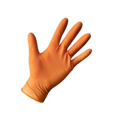 Ανθεκτικά γάντια νιτριλίου PumaGrip (25 ζεύγη) Chemsplash Πορτοκαλί