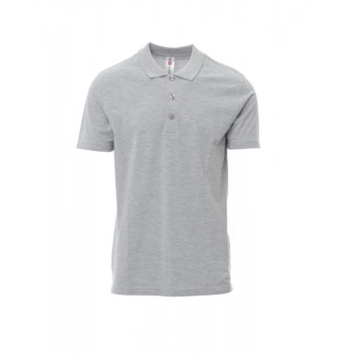Κοντομάνικη μπλούζα Polo ROME Payper Melange Grey