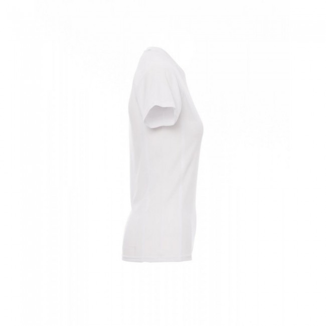 Αθλητικό γυναικείο κοντομάνικο μπλουζάκι t-shirt DRY-TECH RUNNER LADY Payper Λευκό