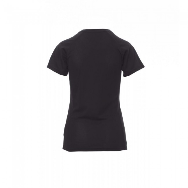 Αθλητικό γυναικείο κοντομάνικο μπλουζάκι t-shirt DRY-TECH RUNNER LADY Payper Μαύρο