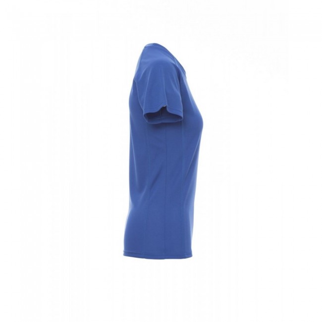 Αθλητικό γυναικείο κοντομάνικο μπλουζάκι t-shirt DRY-TECH RUNNER LADY Payper Μπλε ρουά